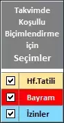 Renç Seçenekleri