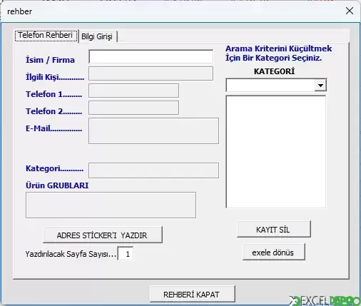 UserForm Açıkken Diğer Belgelerin Gizlenmemesi