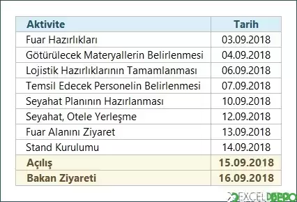 Hafta Sonlarını Renklendirme