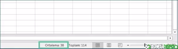 Ortalama Değerin Bulunması