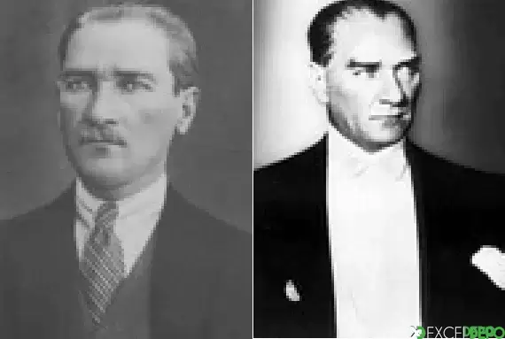 Excel Hücrelerinde Atatürk Resimleri Oluşturma