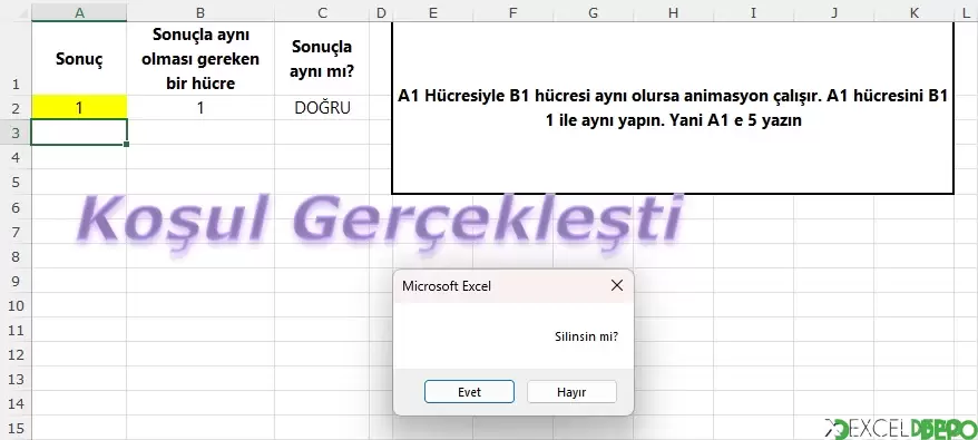 Dönen Yazı Animasyonu Yapma