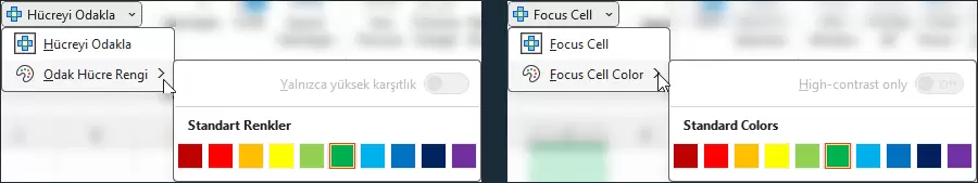 Hücreyi Odakla / Focus Cell