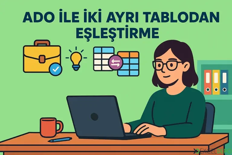 ADO ile İki Ayrı Tablodan Eşleştirme