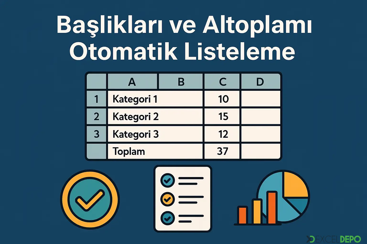 Başlıkları ve Altoplamı Otomatik Listeleme