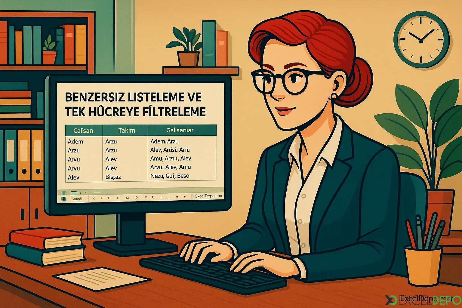 Benzersiz Listeleme ve Tek Hücreye Filtreleme