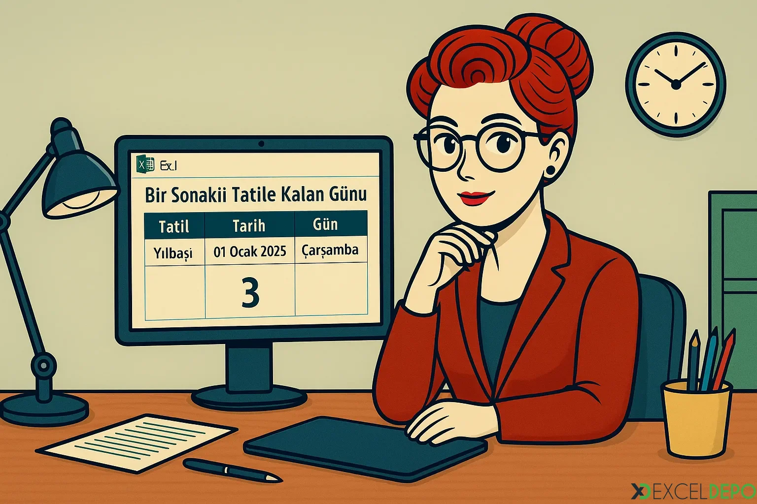 Dosya 'Bir Sonraki Tatile Kalan Günü Bulma'