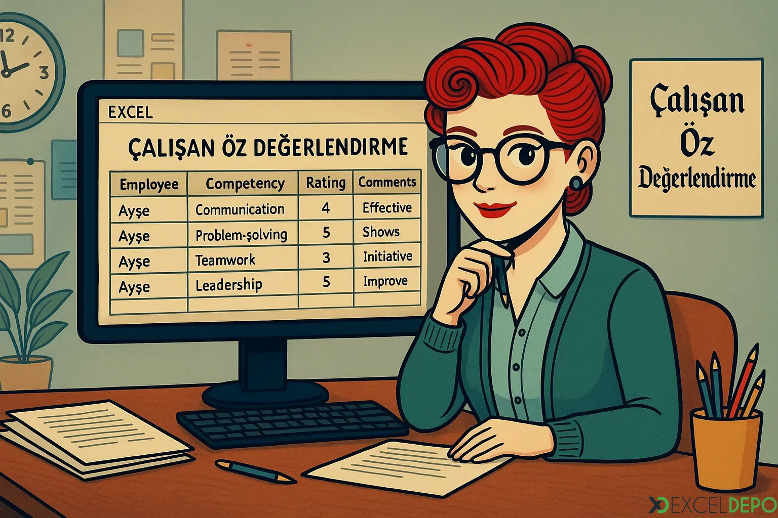 Dosya 'Çalışan Öz Değerlendirme'