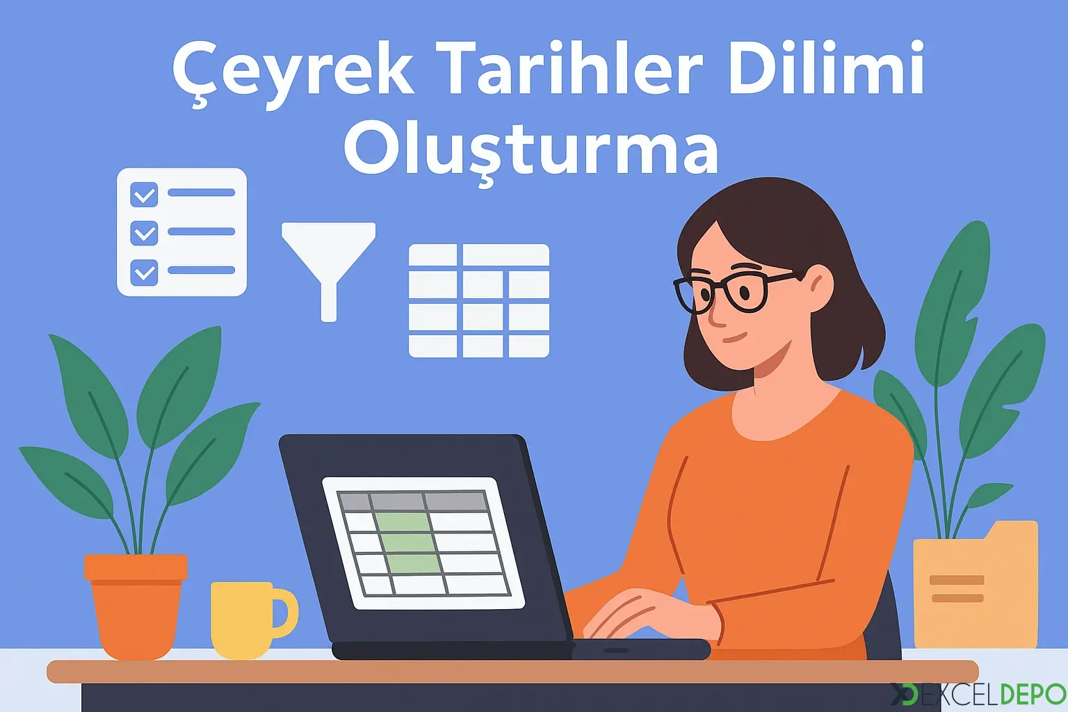 Çeyrek Tarihler Dilimi Oluşturma