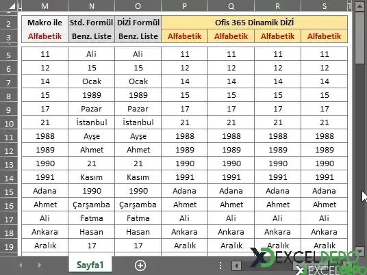 Çoklu Sütundaki Verileri Sütunda Benzersiz Listeleme-2.webp
