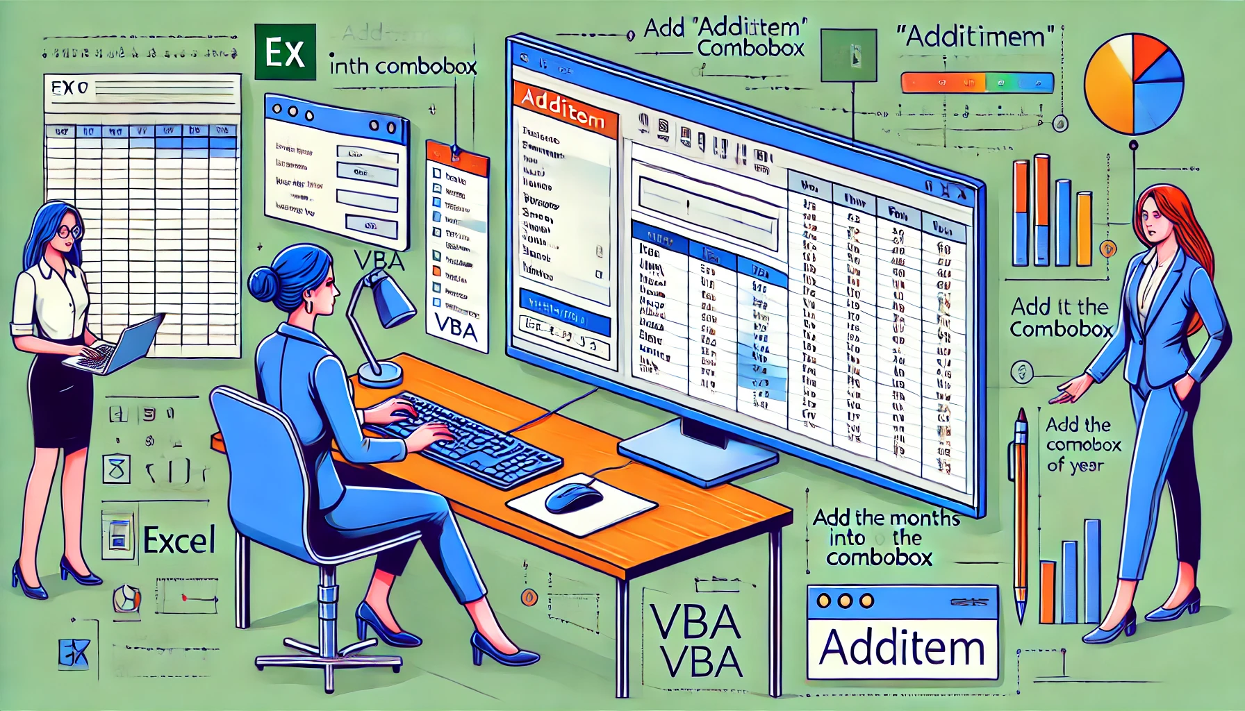 Dosya 'ComboBox Nesnesine AddItem Yöntemiyle Ayları Yazdırma'
