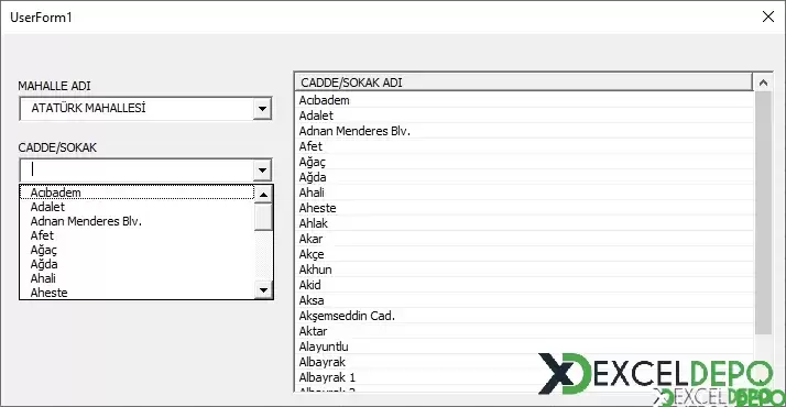 ComboBox ve ListView Nesnelerine Veri Alma-1.webp