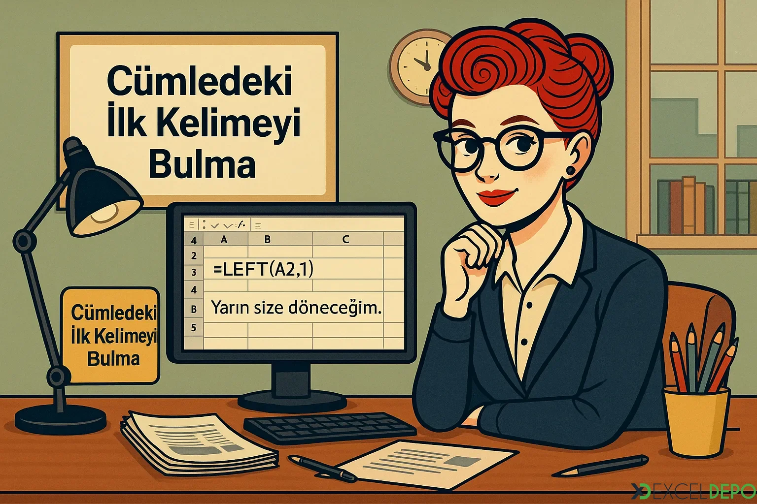 Cümledeki İlk Kelimeyi Bulma