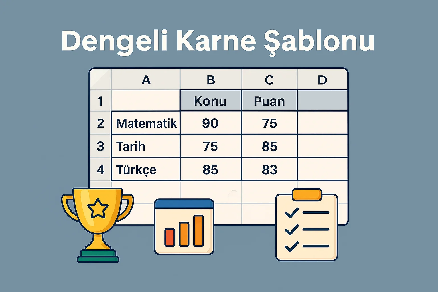 Dengeli Karne Şablonu