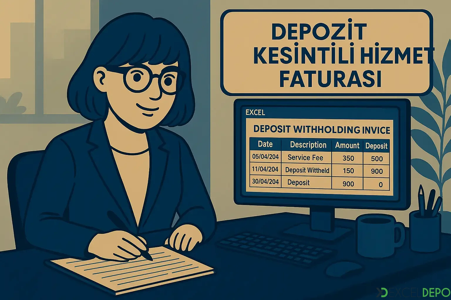 Dosya 'Depozit Kesintili Hizmet Faturası'
