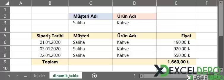 Dinamik Formüller ile Dinamik Tablolar Oluşturma-3.webp