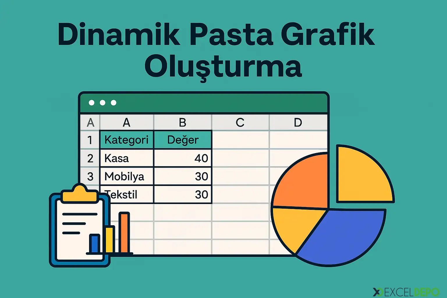 Dinamik Pasta Grafik Oluşturma