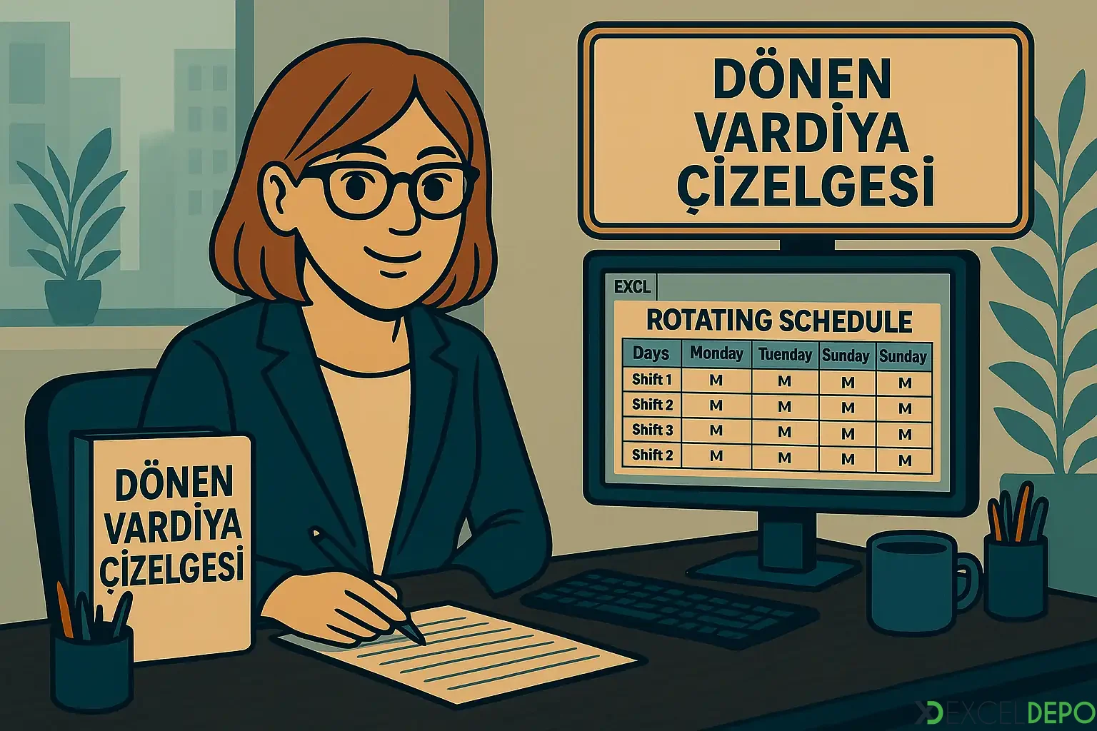 Dosya 'Dönen Vardiya Çizelgesi'