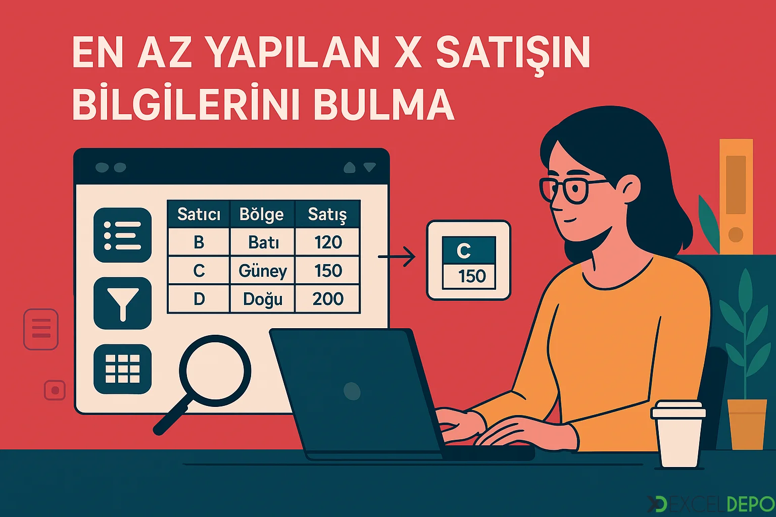 En Az Yapılan X Satışın Bilgilerini Bulma