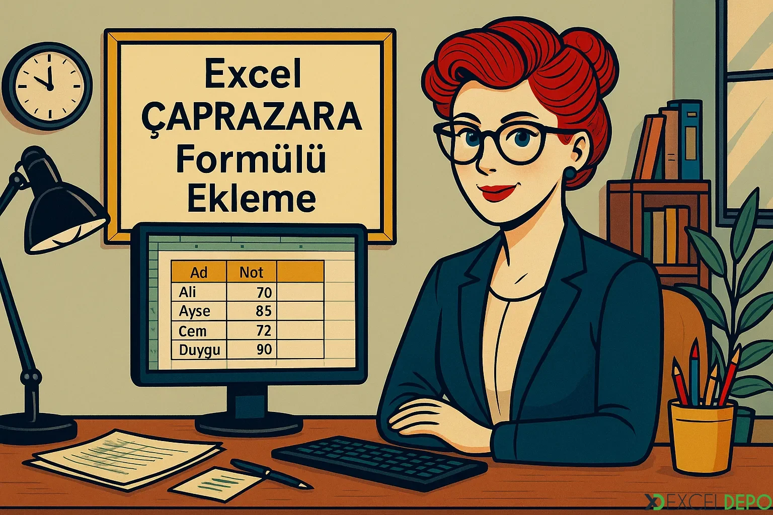 Excel ÇAPRAZARA Formülü Ekleme