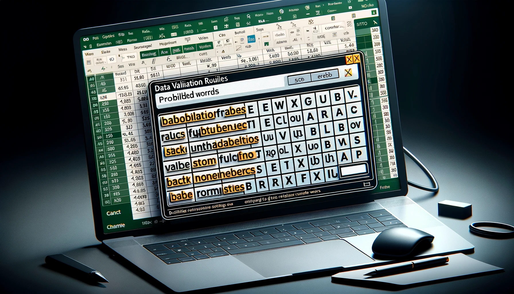 Excel Hücrelerinde Yasaklı Kelime Kullanımını Engelleme