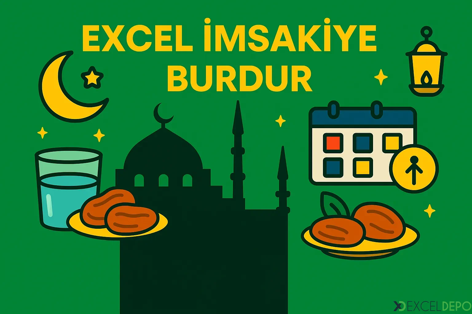 Kaynak 'Excel İmsakiye Burdur'