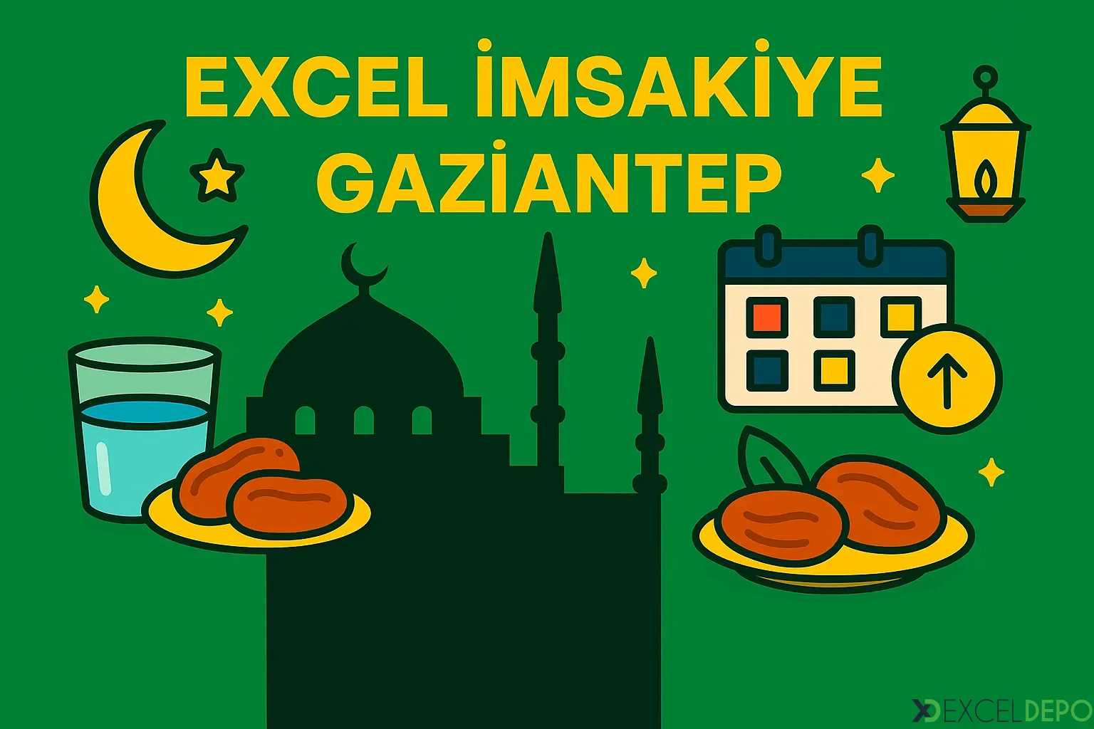 Kaynak 'Excel İmsakiye Gaziantep'