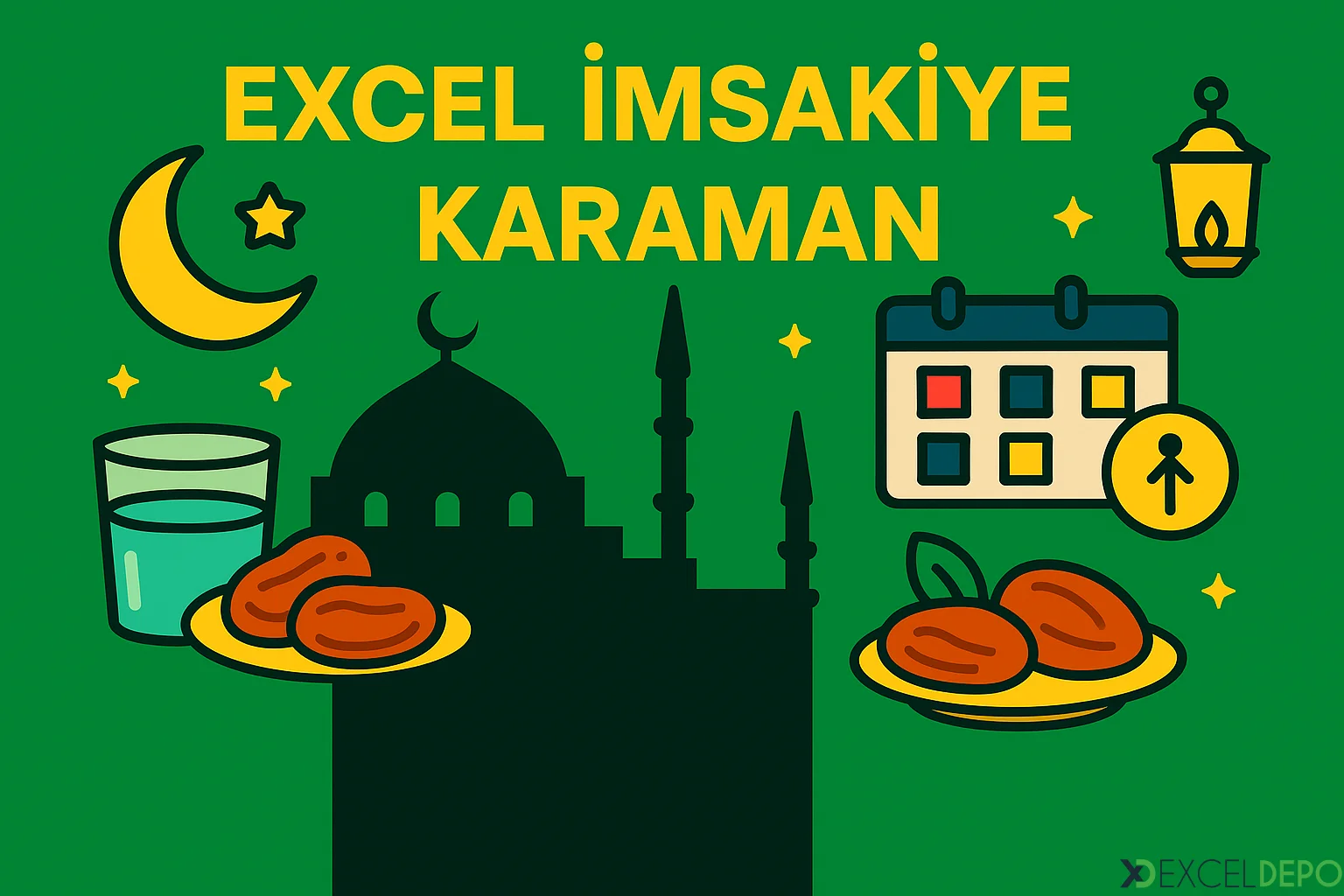 Kaynak 'Excel İmsakiye Karaman'
