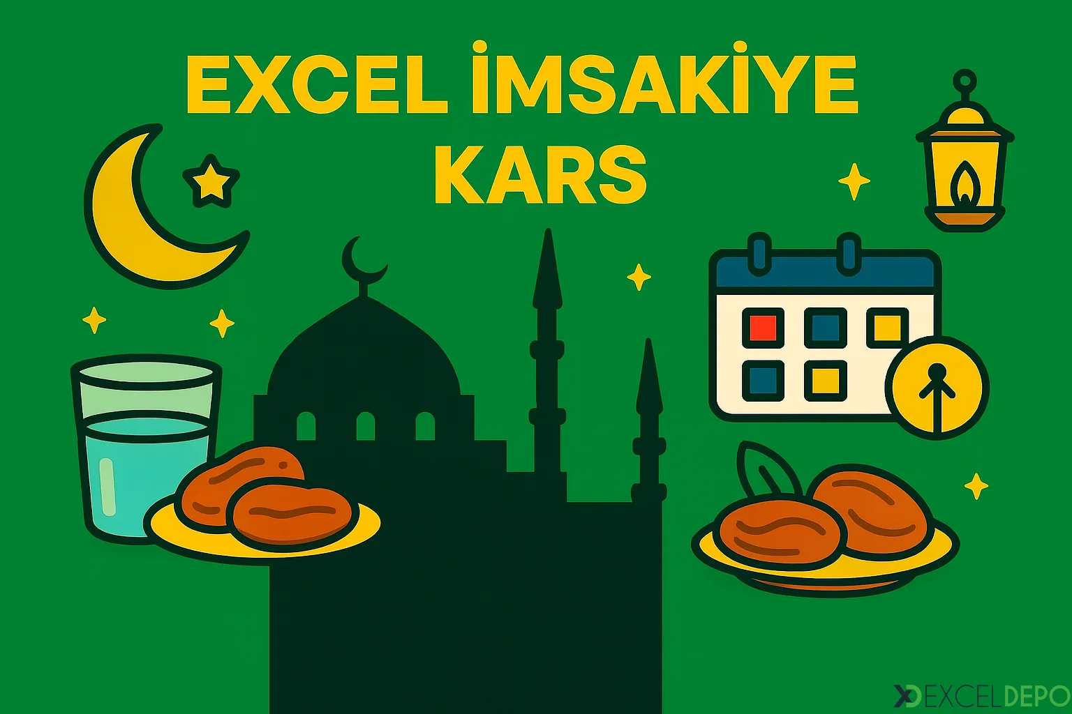 Kaynak 'Excel İmsakiye Kars'