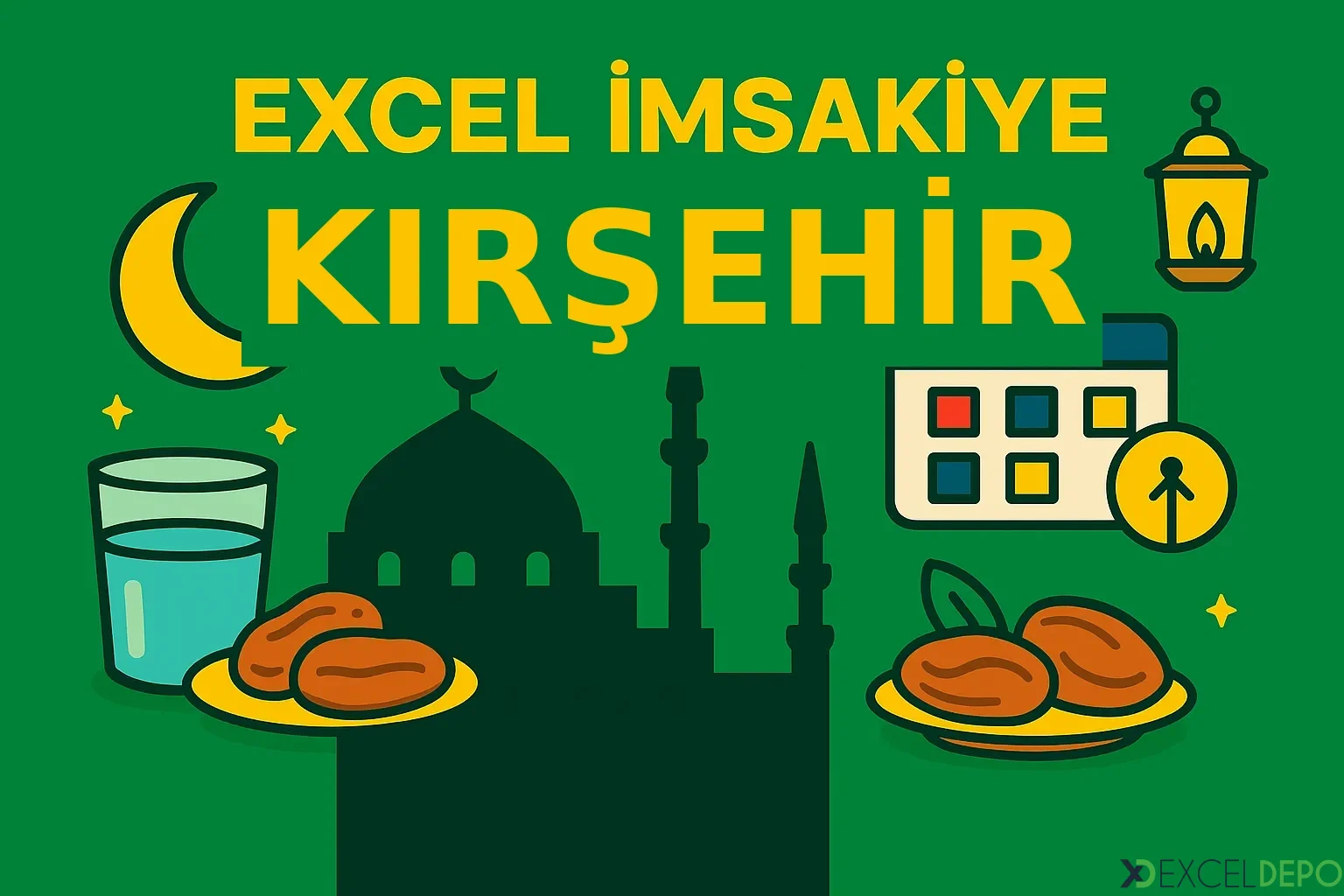Kaynak 'Excel İmsakiye Kırşehir'