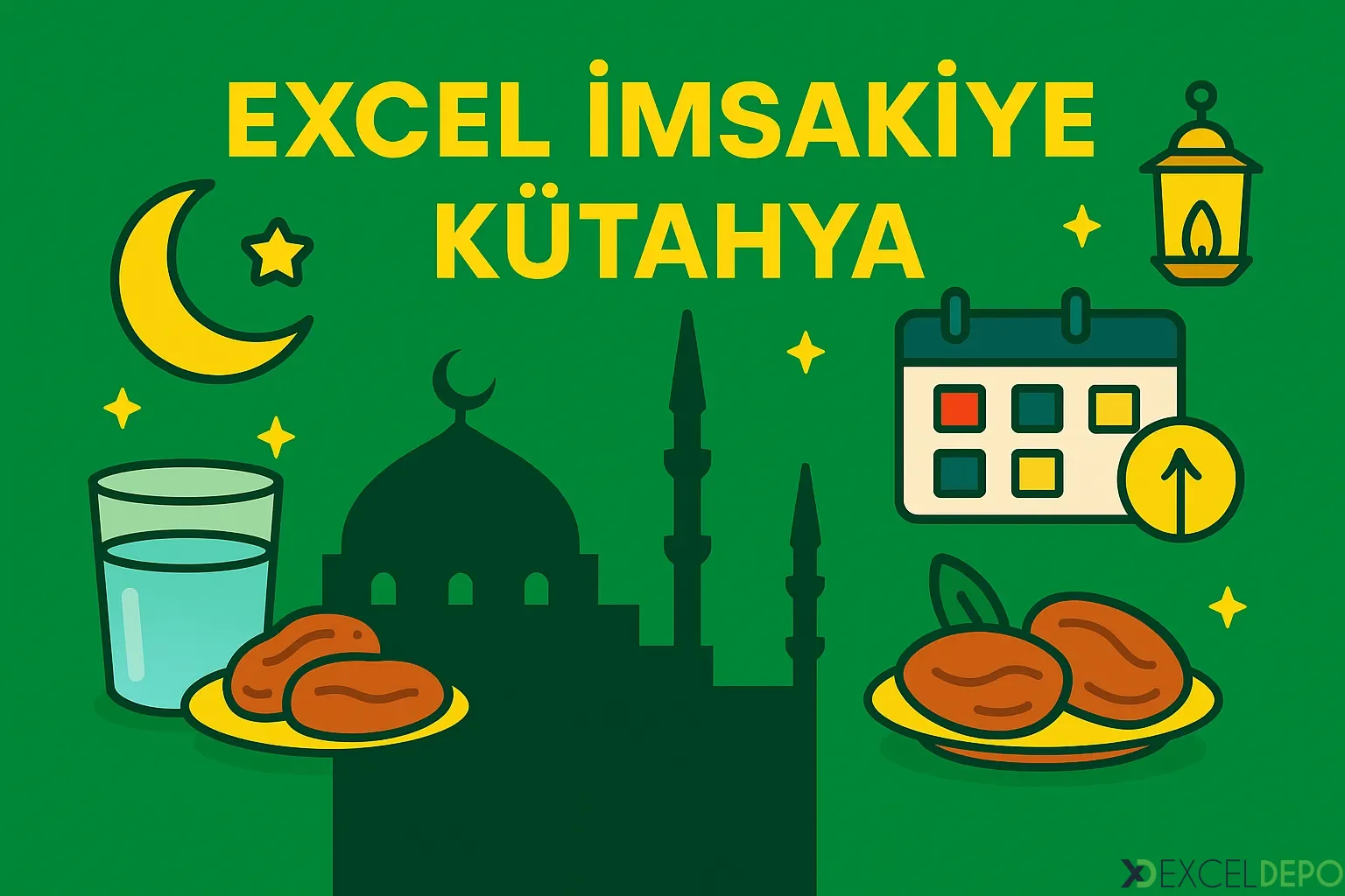 Kaynak 'Excel İmsakiye Kütahya'