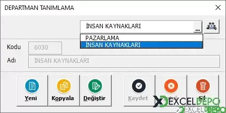 Excelden Accesse Kayıt Yapma