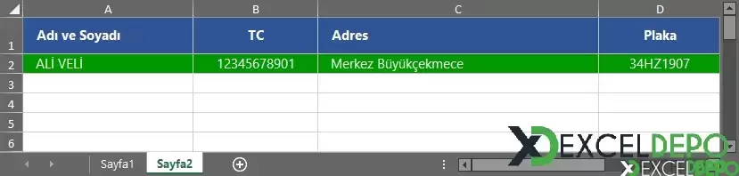 Farklı Sayfadaki Değerlere Göre Koşullu Biçimlendirme-1.webp