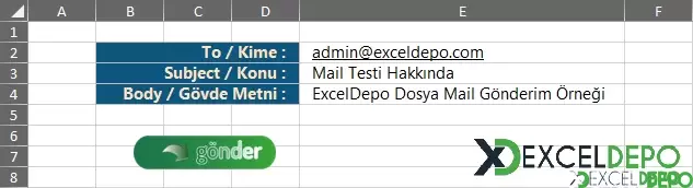 Gönderici Seçenekli E-Posta Yollama