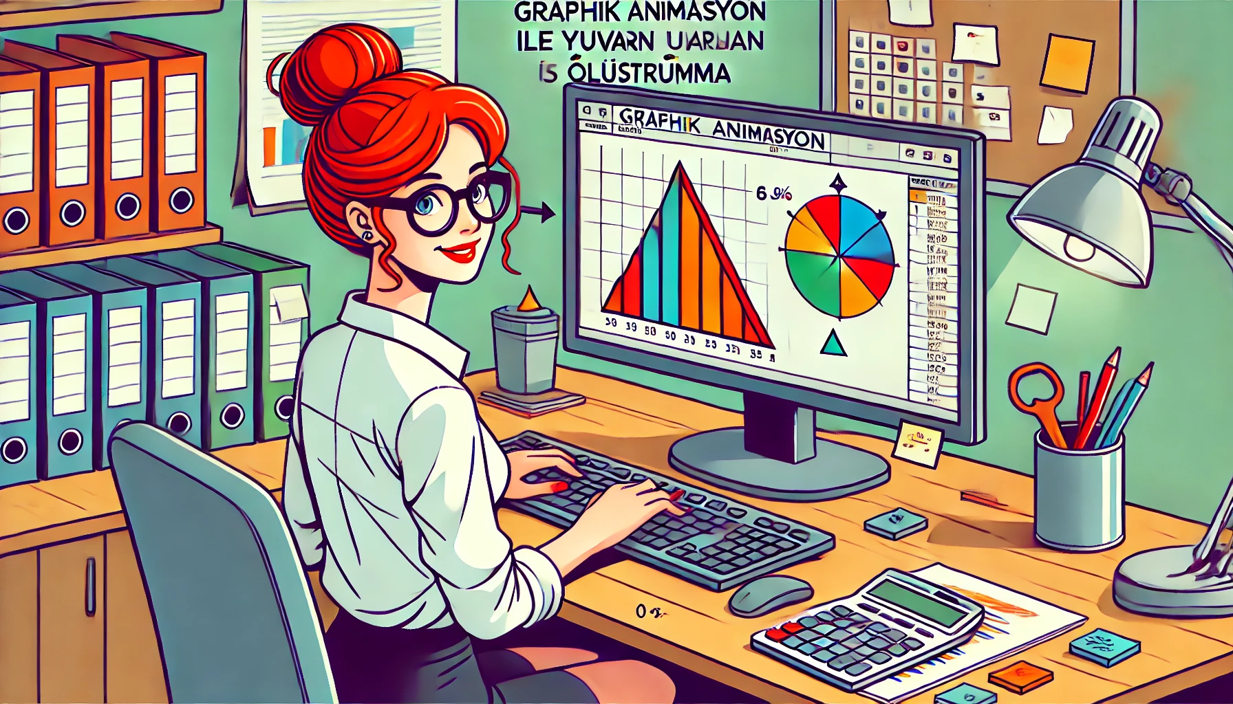 Grafik Animasyon ile Yuvarlanan Üçgen Oluşturma