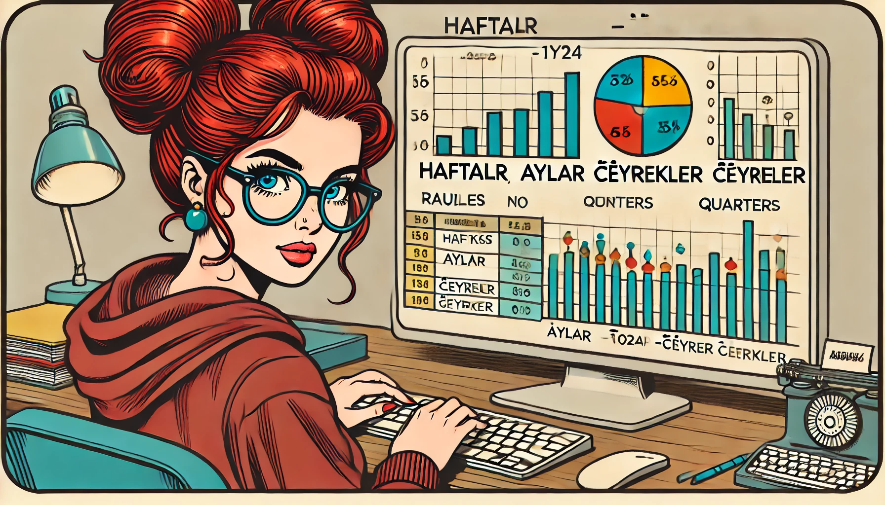 Dosya 'Haftalar Aylar ve Çeyrek Yıllar Grafiği Oluşturma'