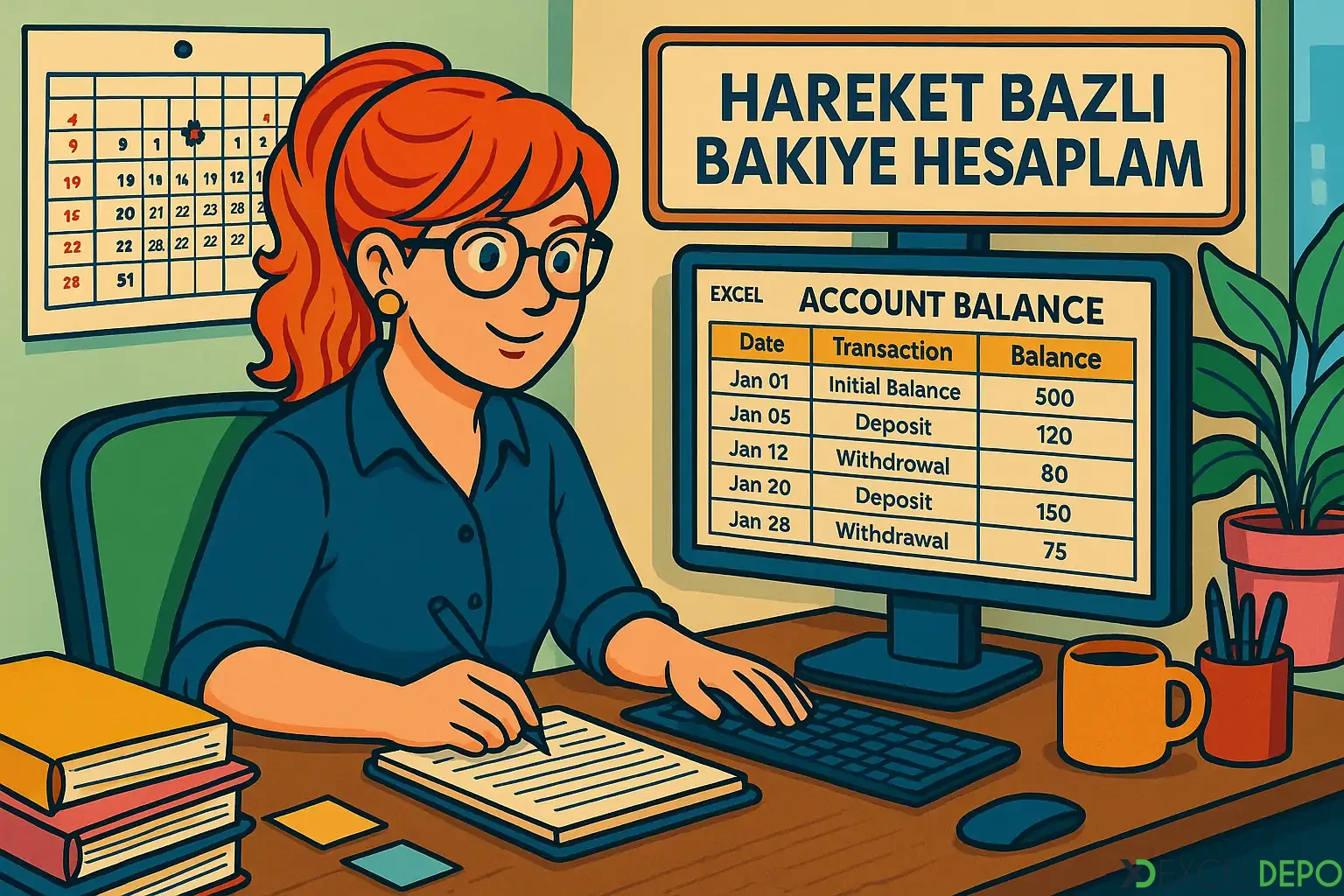 Dosya 'Hareket Bazlı Bakiye Hesaplama'