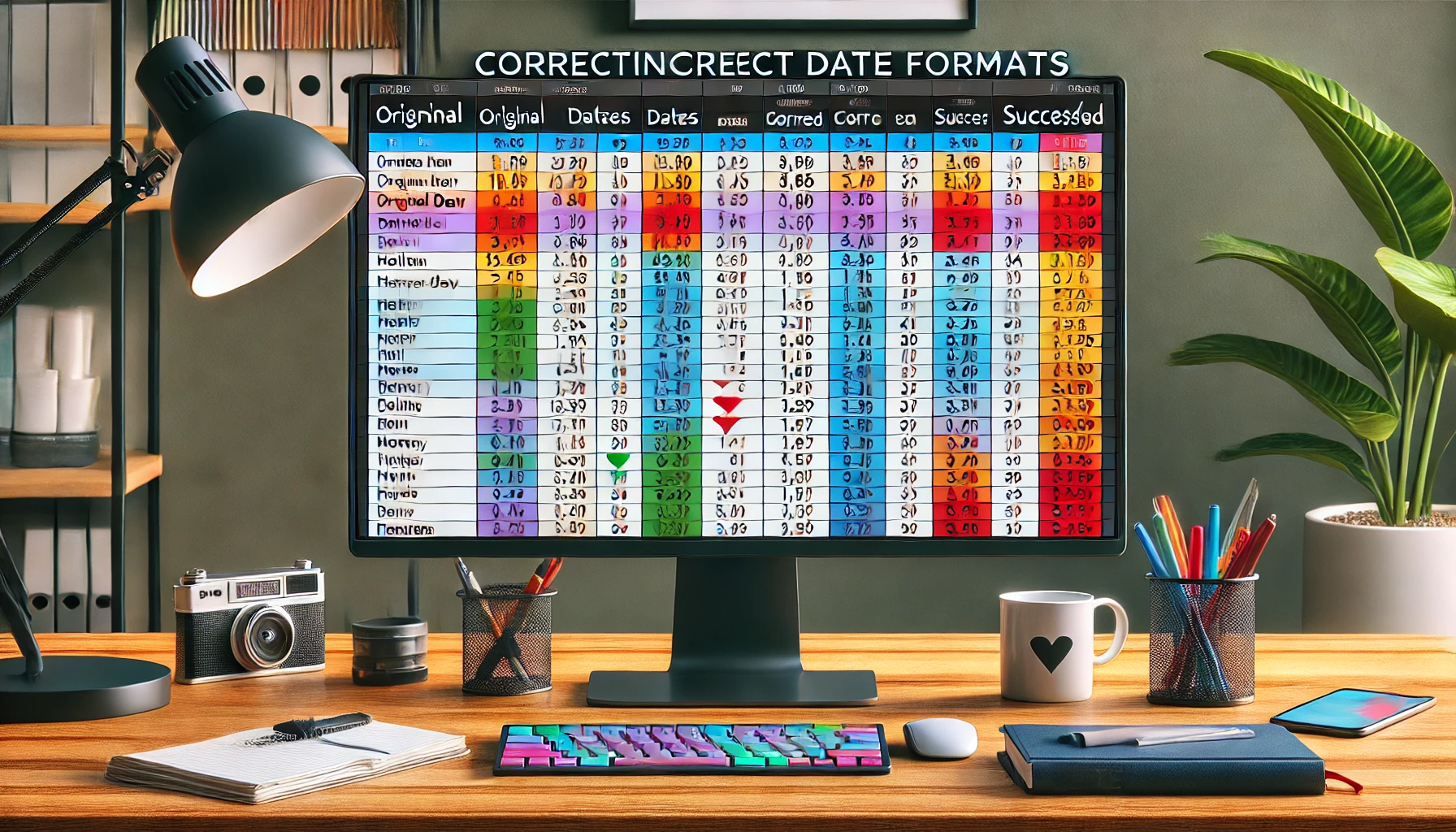 Dosya 'Hatalı Tarih Biçimlerini Düzeltme'