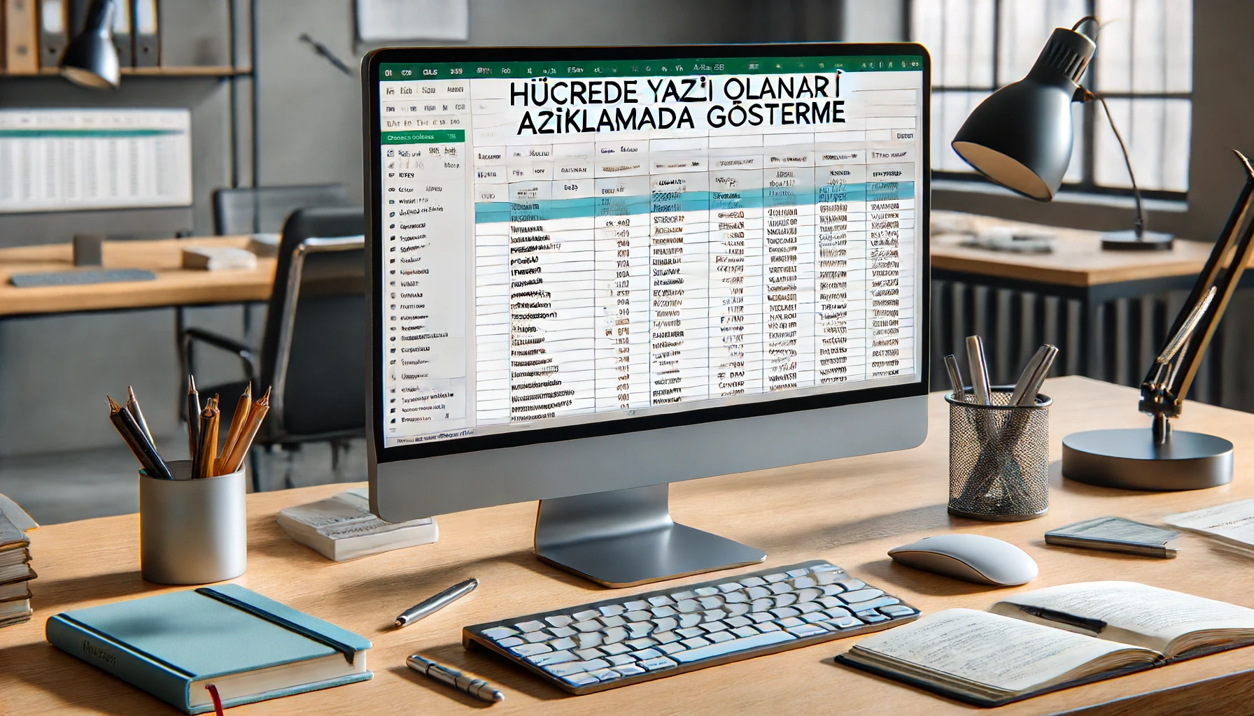 Hücrede Yazılı Olanları Açıklamada Gösterme