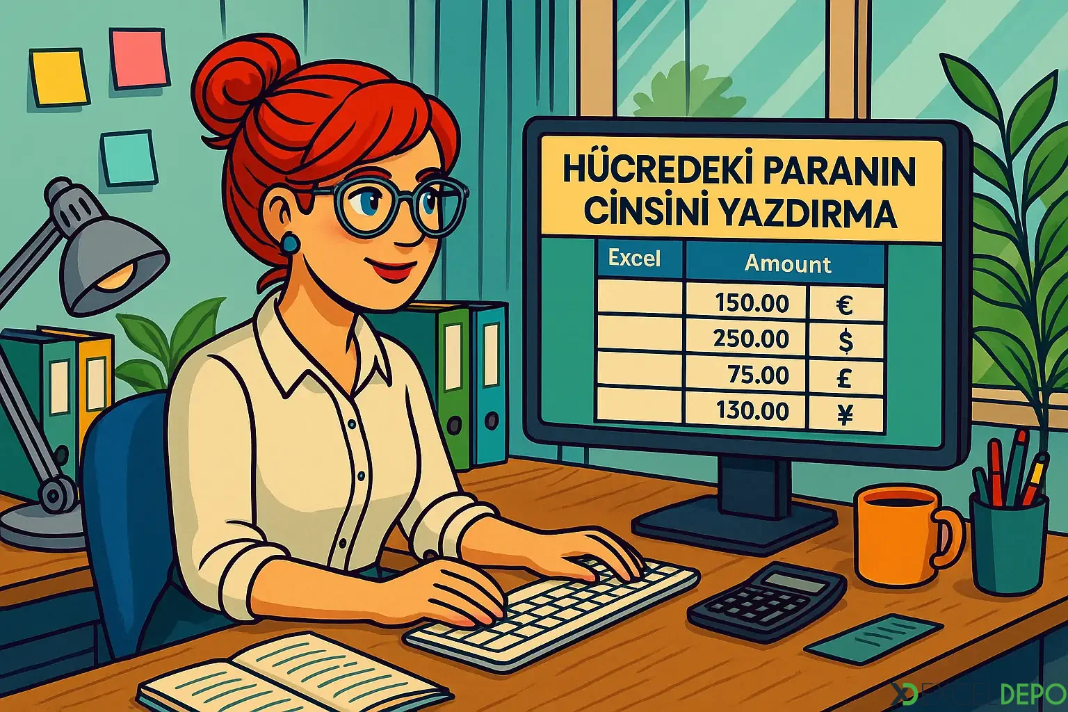 Dosya 'Hücredeki Paranın Cinsini Yazdırma'