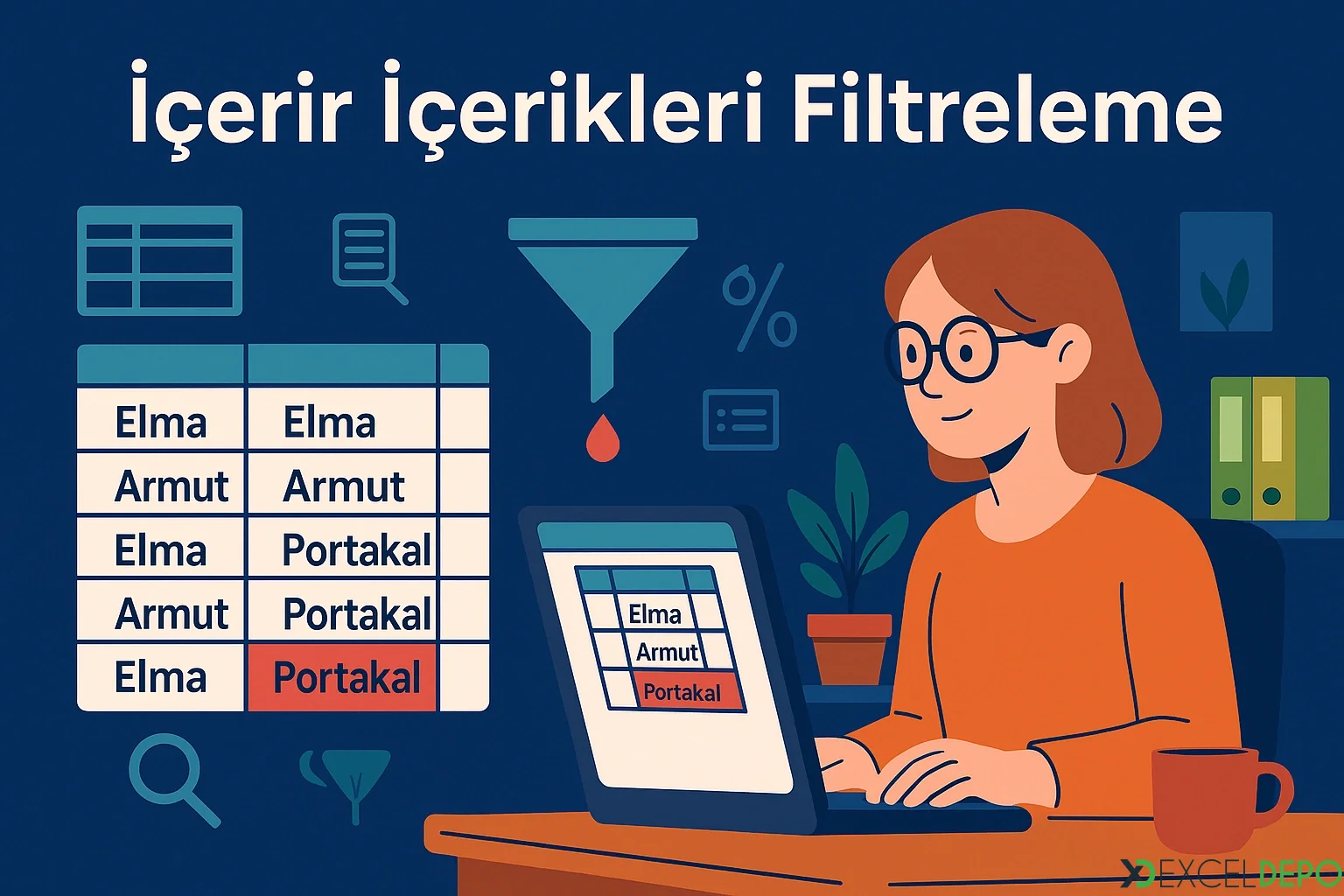 İçerir İçerikleri Filtreleme