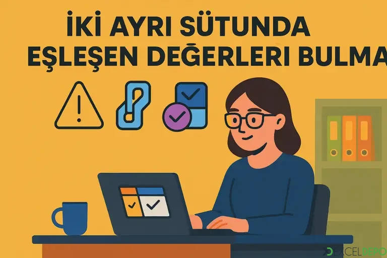 Kaynak 'İki Ayrı Sütunda Eşleşen Değerleri Bulma'