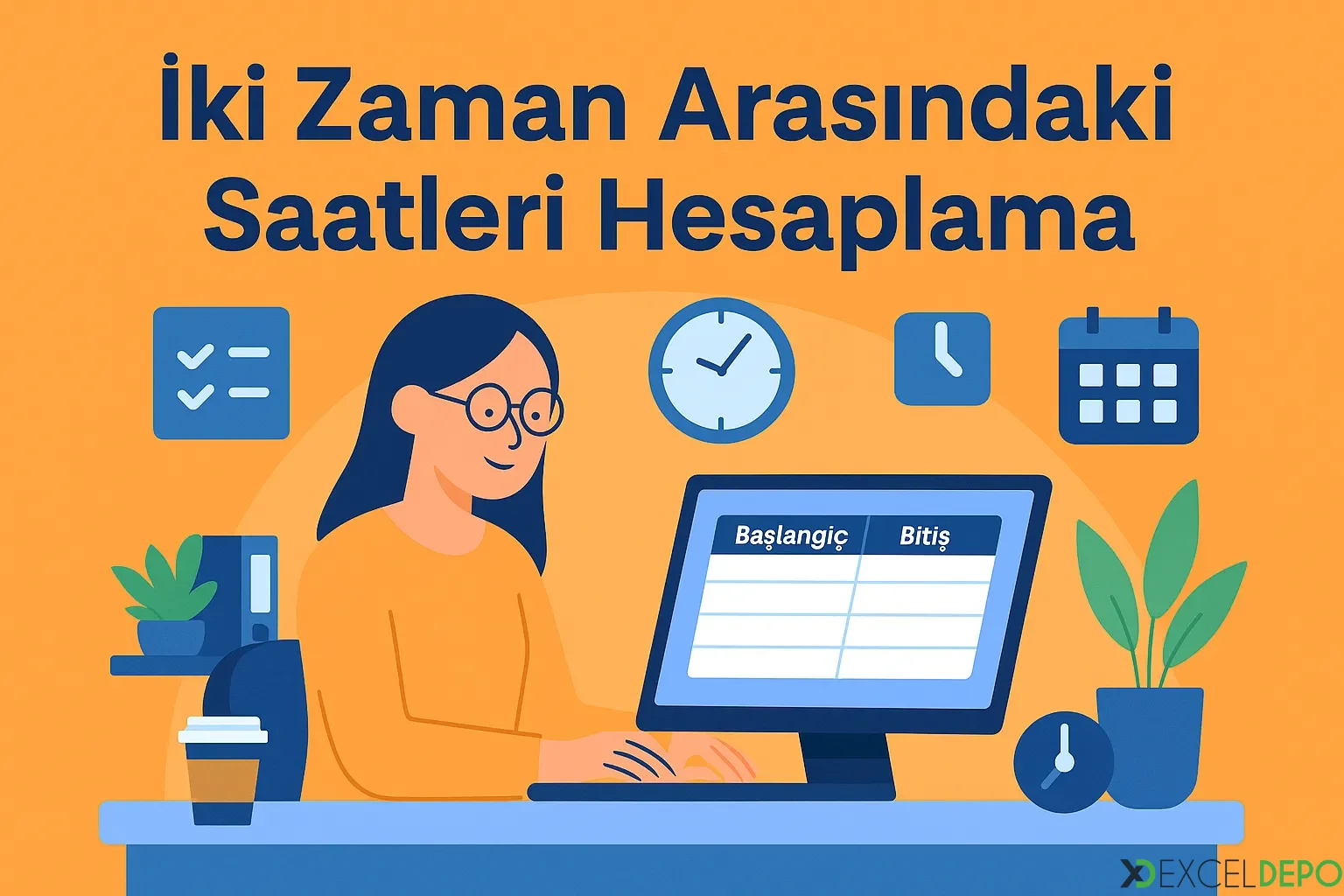 İki Zaman Arasındaki Saatleri Hesaplama