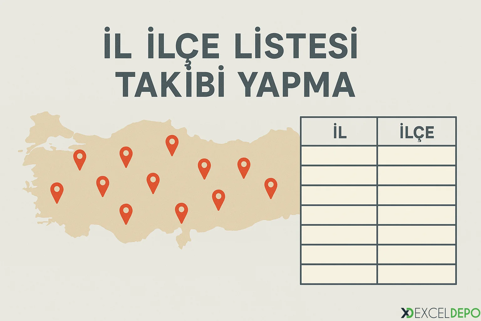 İl İlçe Listesi Takibi Yapma