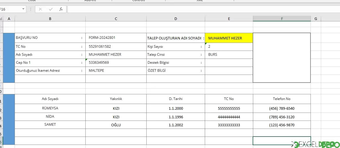 İlk Kayıt Ekranı.webp