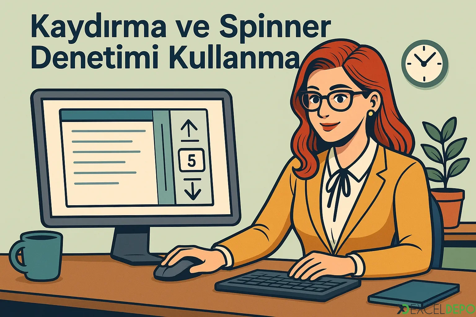 Dosya 'Kaydırma ve Spinner Denetimi Kullanma'