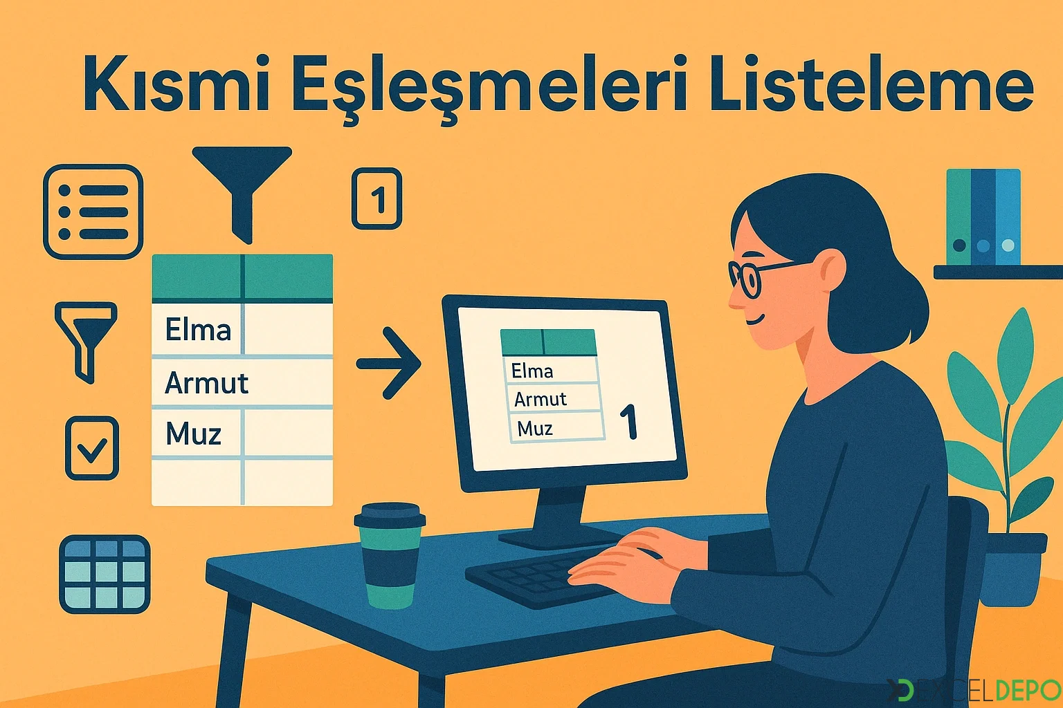 Kısmi Eşleşmeleri Listeleme