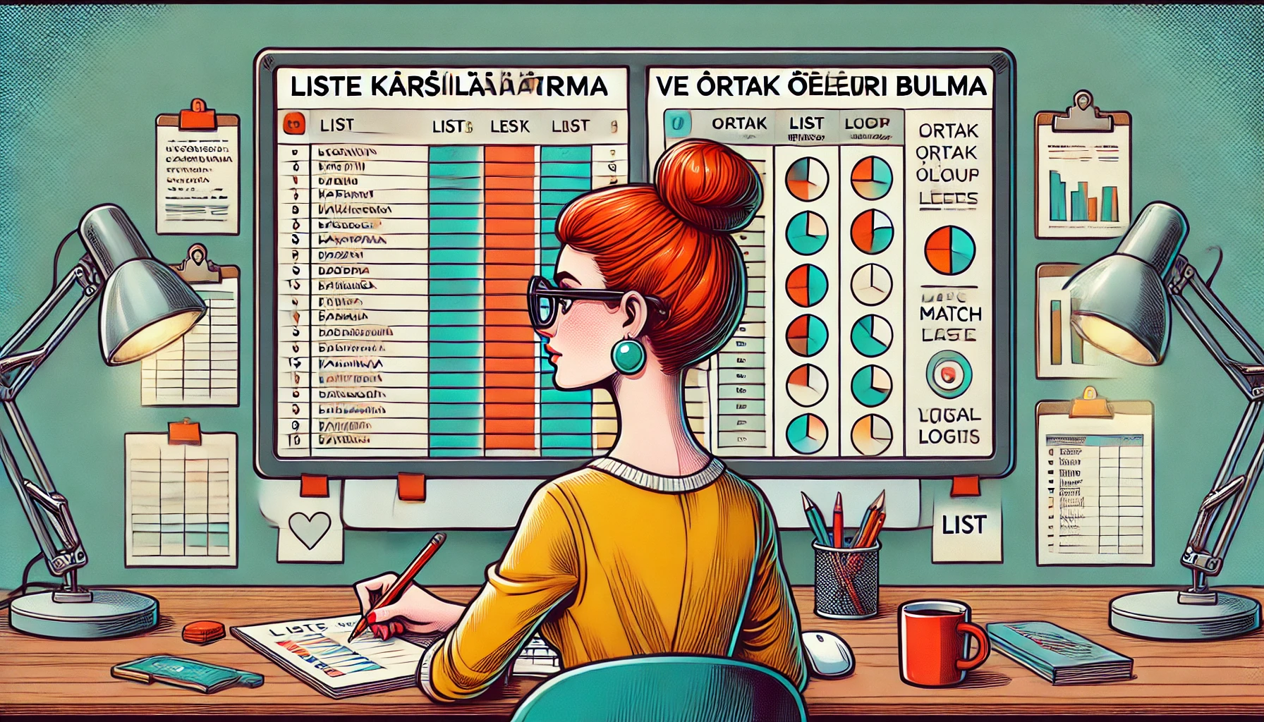 Dosya 'Liste Karşılaştırma ve Ortak Öğeleri Bulma'