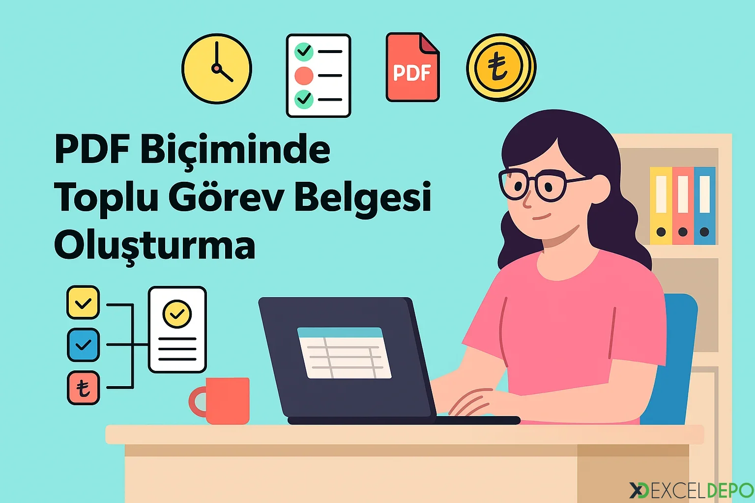PDF Biçiminde Toplu Görev Belgesi Oluşturma