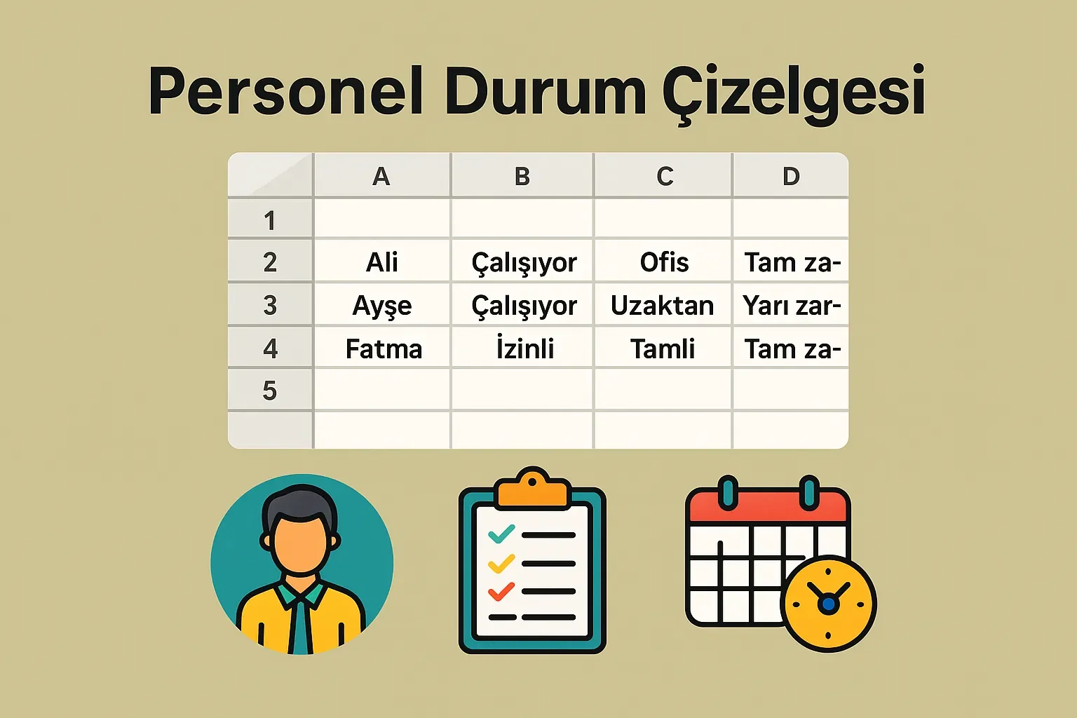 Personel Durum Çizelgesi